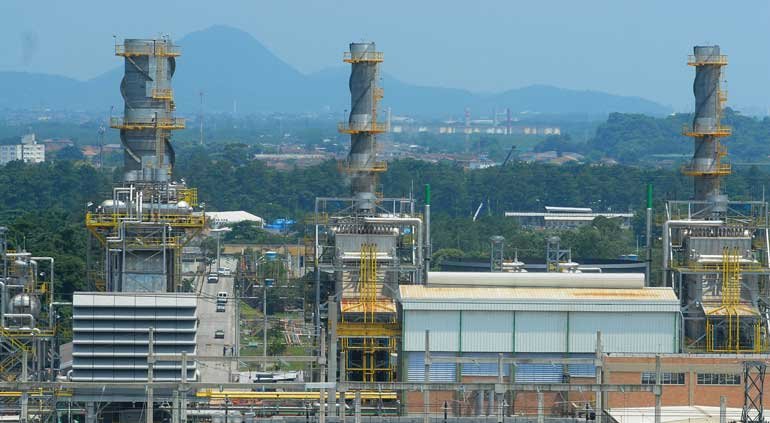 The Euzebio Rocha thermoelectric power plant in Brazil