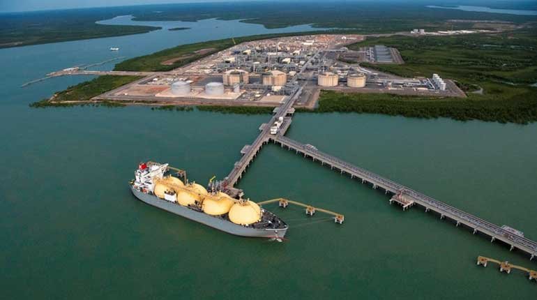 The Pacific Breeze tanker at Ichthys LNG