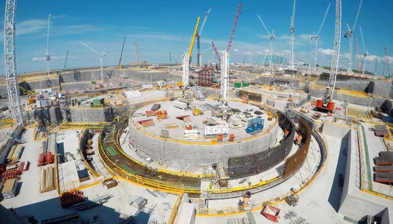 The Hinkley C nuclear power plant