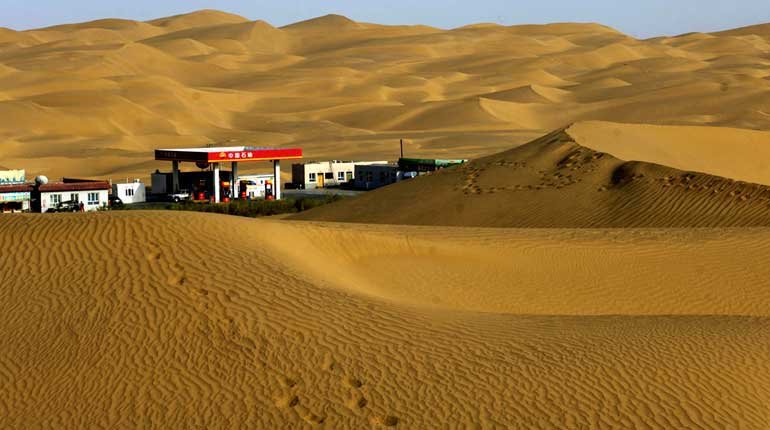 A PetroChina facility in the Ordos Basin