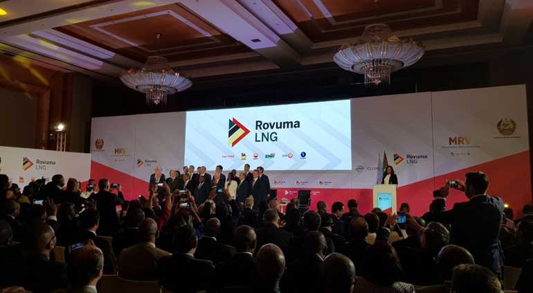Rovuma LNG's initial investment decision ceremony in Maputo
