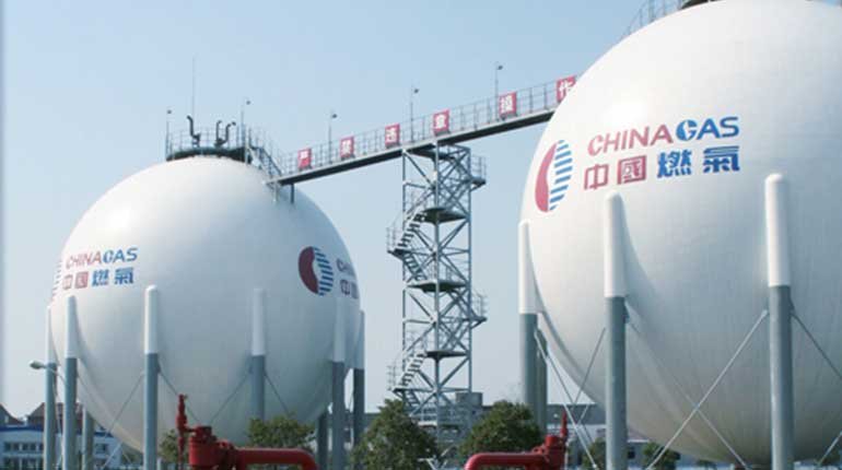 Gas storage tanks in China
