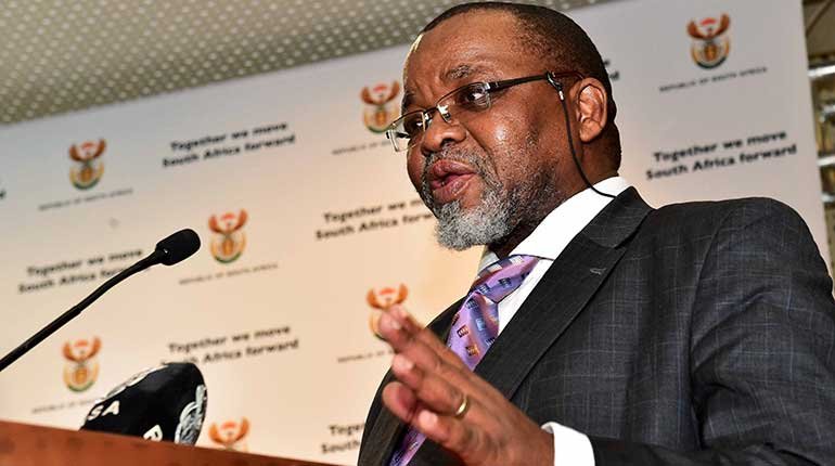 South African Energy Minister Gwede Mantashe
