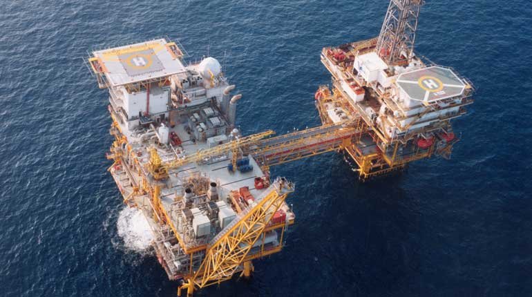 A platform in the South China Sea.