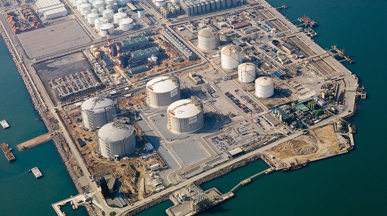 The Barcelona LNG terminal.