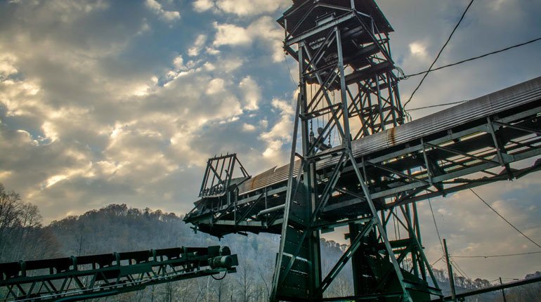 Coal mining plant in West Virginia