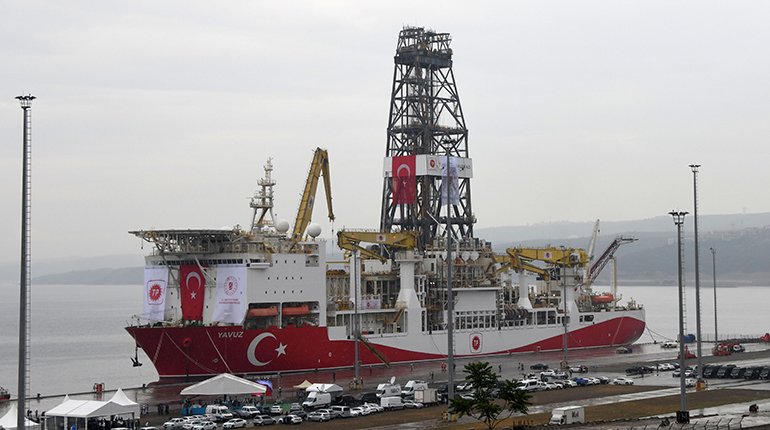 Turkey's Yavuz drillship.