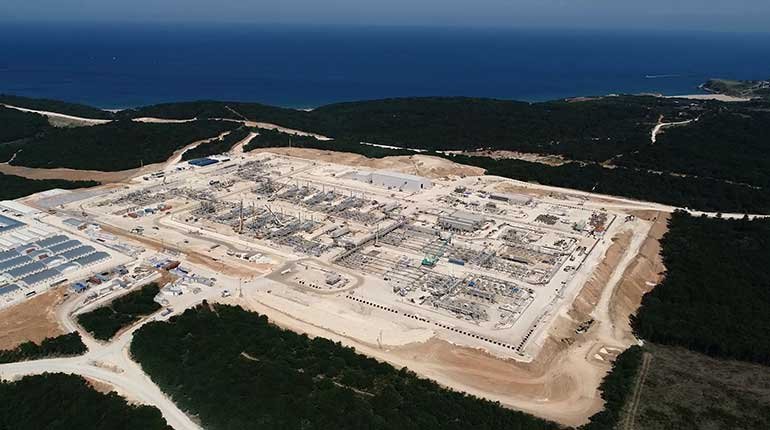 The receiving terminal for TurkStream.