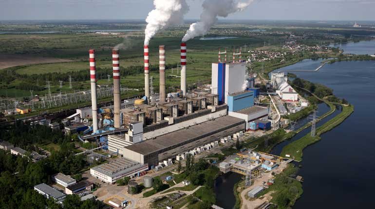 A coal power plant in Poland.