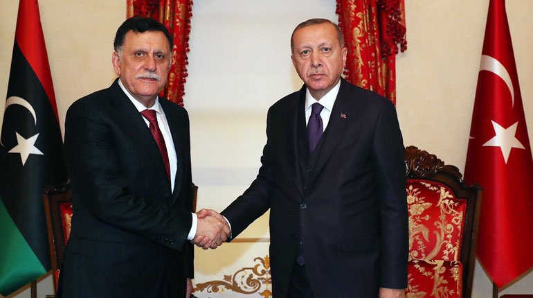Turkey's Erdogan meeting Libya's al-Sarraj