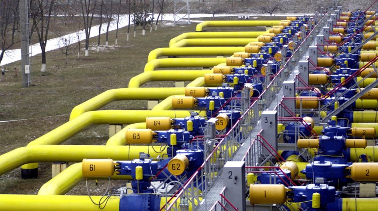 Gas storage and transit point outside Kiev.