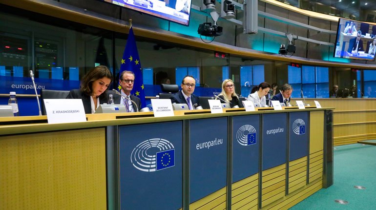 Photo of European Parliament meeting on PCIs list