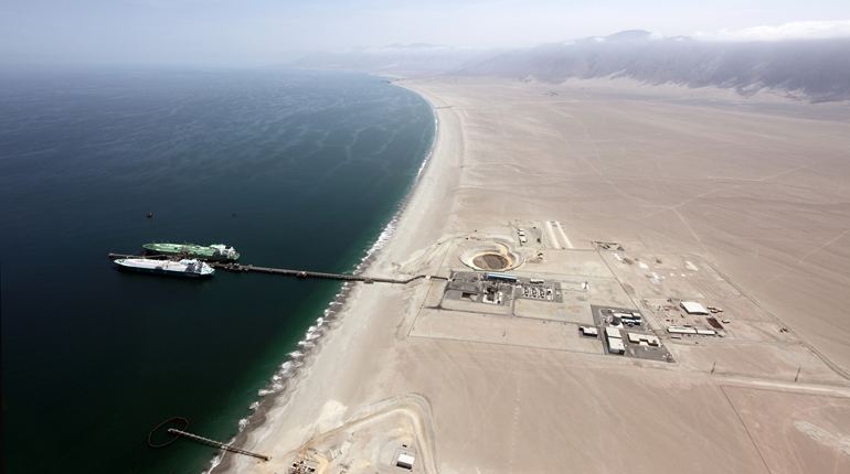 GNL Mejillones LNG terminal, Chile