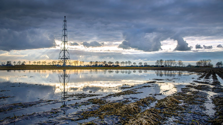 Groningen gas field, the Netherlands
