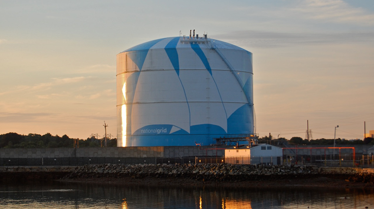 A liquefied natural gas storage facility in Massachusetts