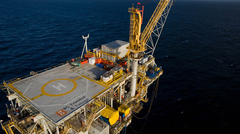 Oil rig in Permian Basin, Andrews, Texas