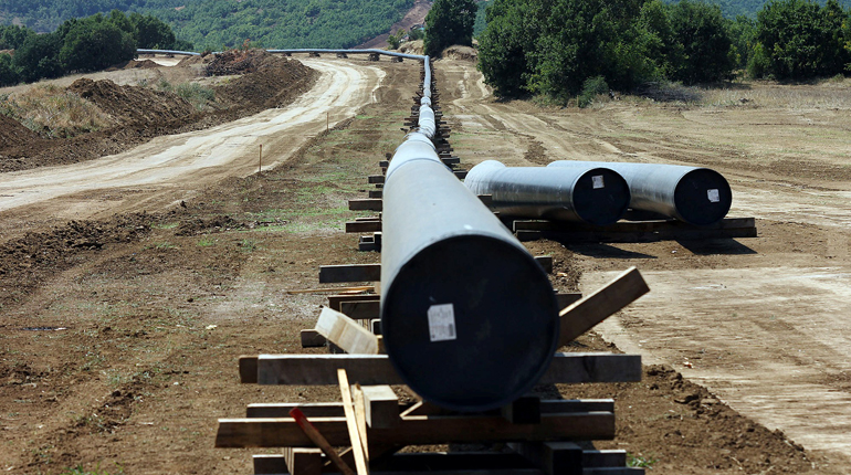 Sections of the Negotino-Klecovce pipeline, FYR Macedonia