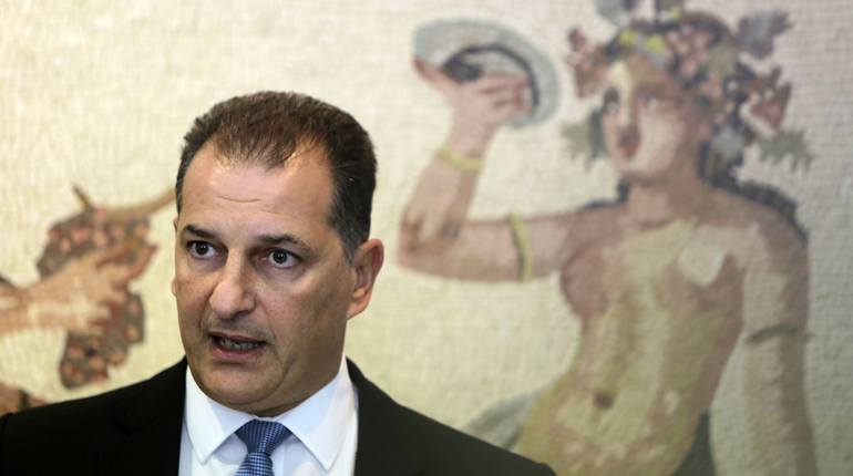 Press conference announcing drilling results offshore Cyprus