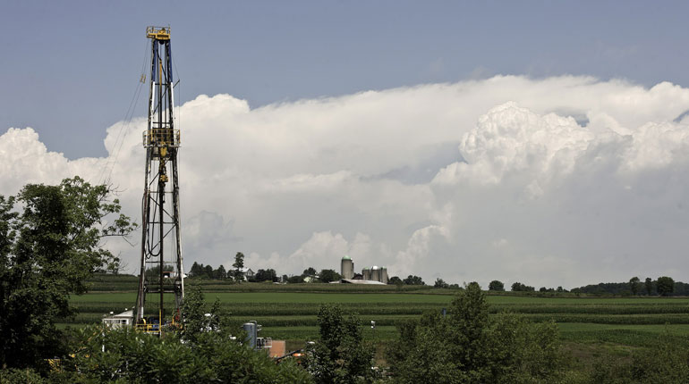 Drilling in the Marcellus shale