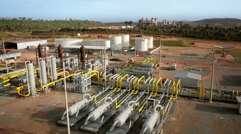 The Pluto LNG plant.