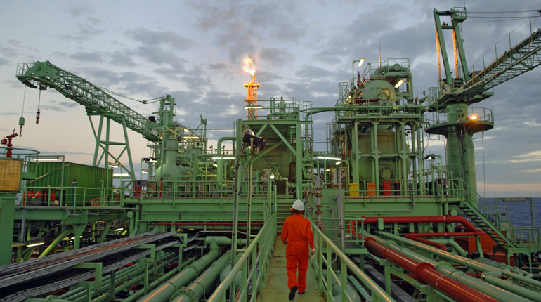 A rig offshore Romania
