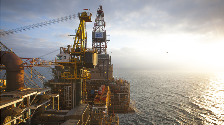 A Nexen North Sea platform