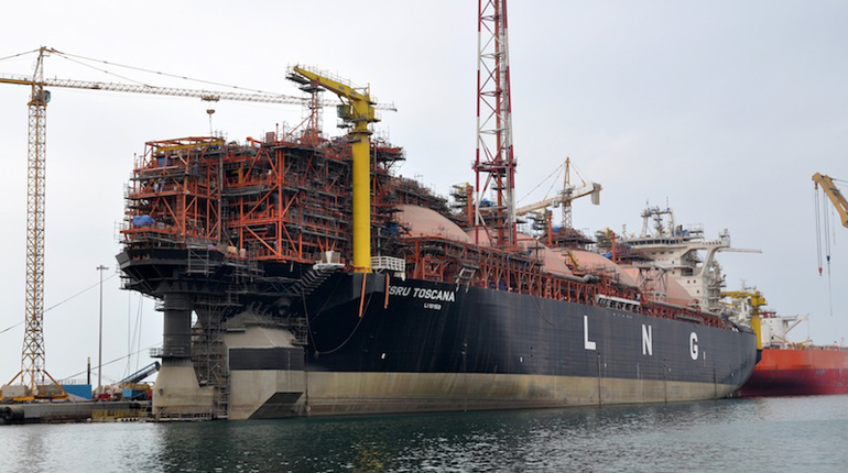 Offloading oil at Made island port, Myanmar, to supply the China-Myanmar oil pipeline.
