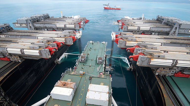Pipe-laying work for Turkish Stream