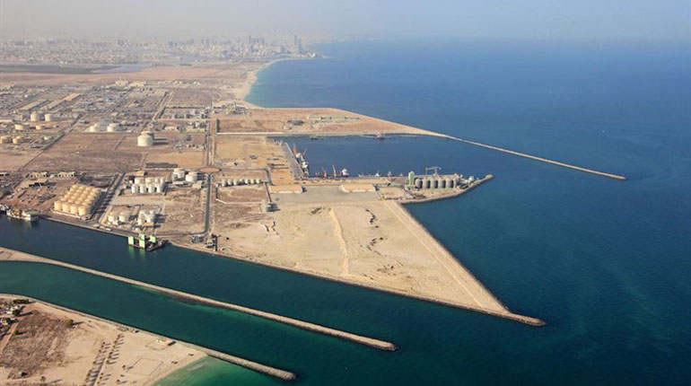 Sharjah's port of Hamriyah.