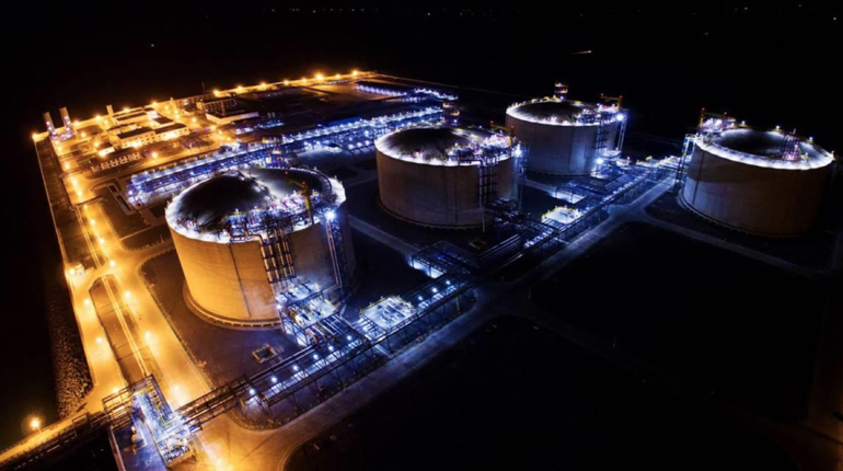Sinopec's LNG terminal in Beihai, Guangxi