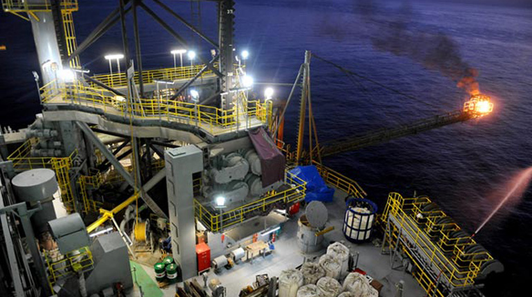 A South Pars rig
