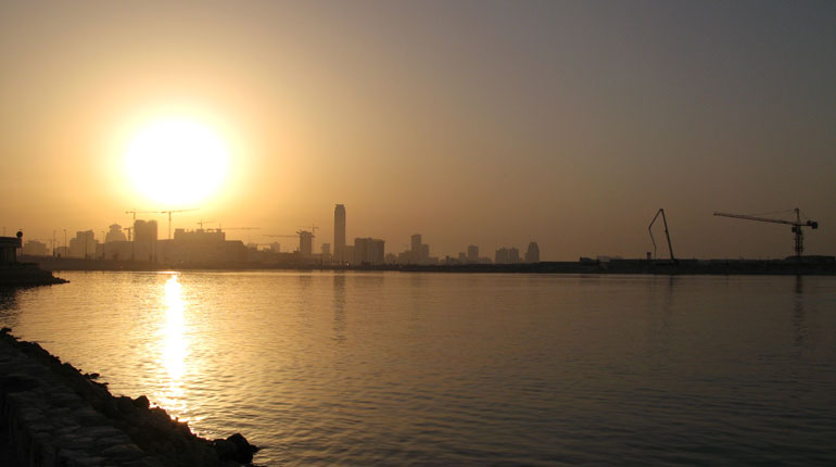 Seef district in Bahrain