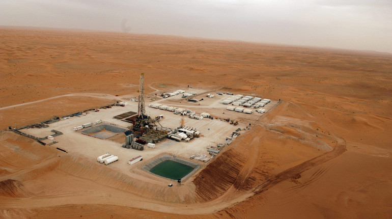 Gas drilling in Algeria