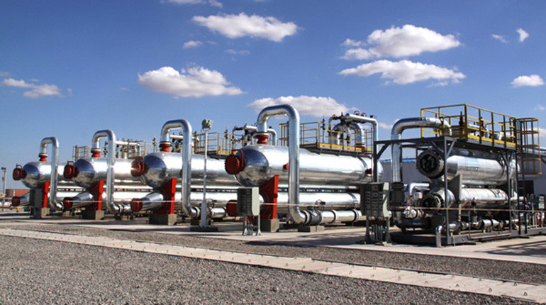 Gas drilling in Algeria