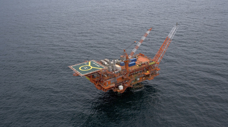 An Eni offshore production platform