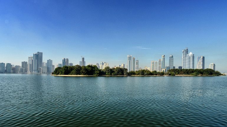 The Sharjah skyline.