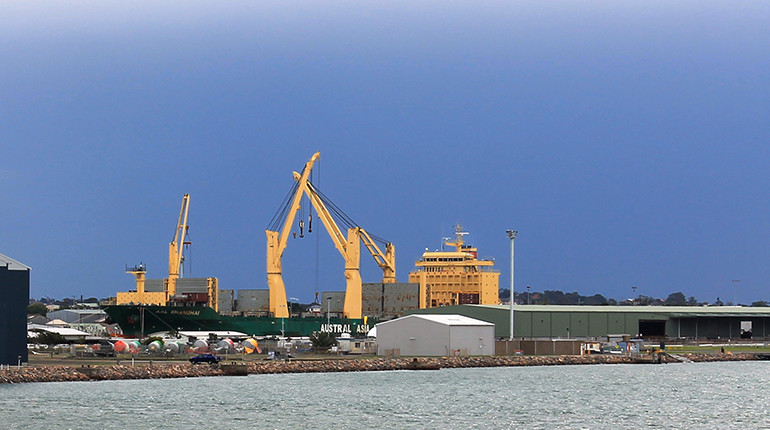 Newcastle harbour in Australia. (Mertie/Flickr)