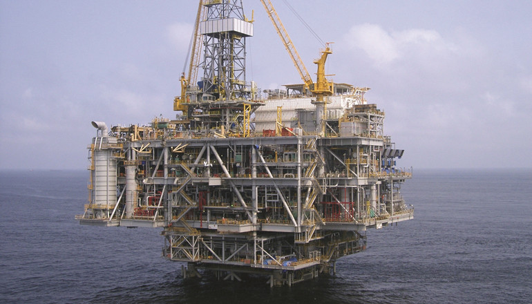 Flaring from a shale gas well in eastern Australia’s Cooper Basin.