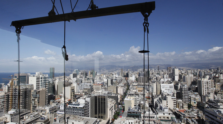 The skyline of Beirut