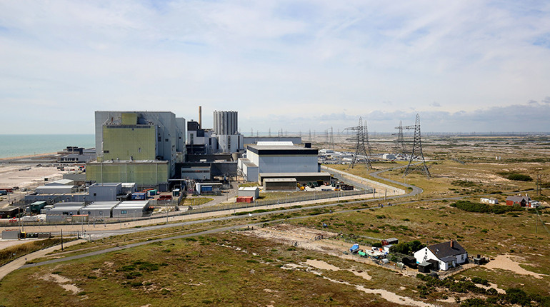 Dungeness nuclear power station in the UK. (PA)