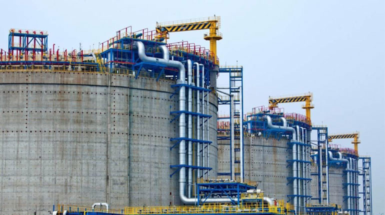 Sinopec's LNG terminal in Beihai in the Guangxi region.