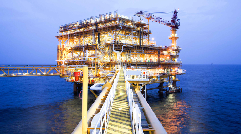 Bongkot South production platform, Thailand