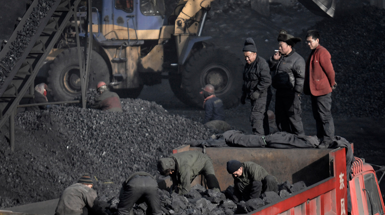 Coal mine in Shanxi, China