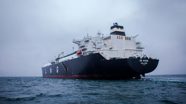 Ob River LNG tanker